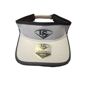 NEW Louisville Slugger Visor YOUTH Baseball Softball OSFM White Adjustable Hat